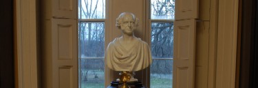 Bust of Martin Van Buren by Hiram Powers.